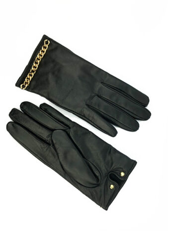 Midnight Nappa Leather Gloves